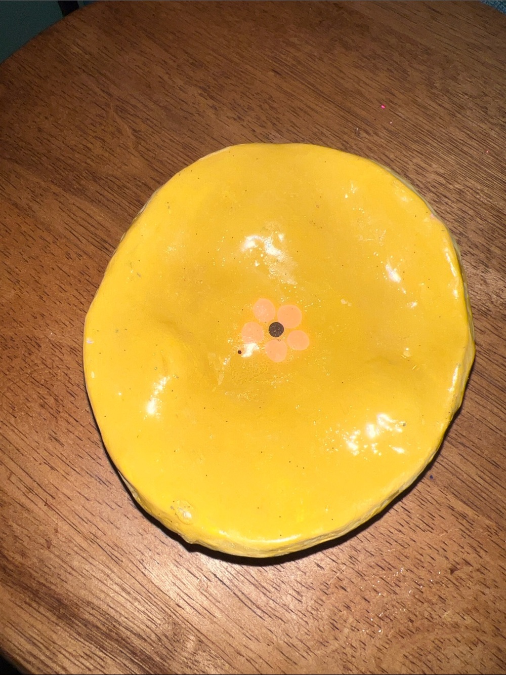 MCM inspired Handmade soup dish/trinket tray